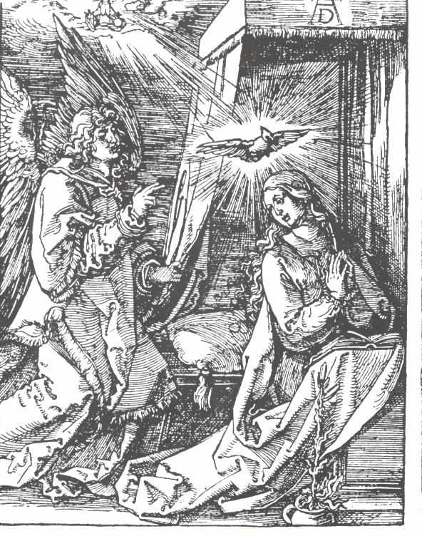 Albrecht Drer (1471-1528): Die Verkndigung an Maria